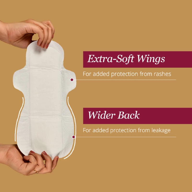 Carmesi Sensitive Large Sanitary Pads, 30 Pads-6.webp